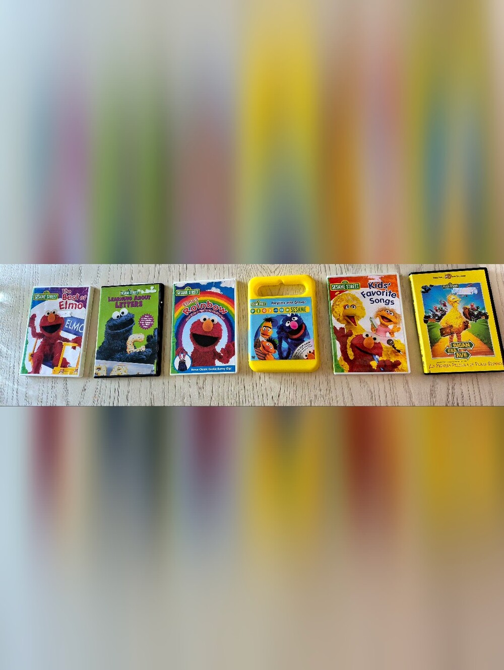Sesame Street CD Lot of 6 Best of Elmo, Playtime w/ Grover Kids,etc Music Bundle